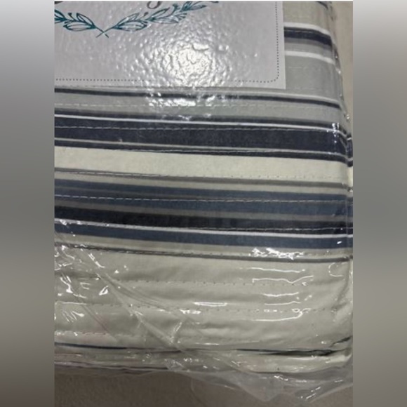 Stone Cottage Fresno Blue Cotton Quilt Bonus Set  Fresno Blue - Full - Queen - Picture 11 of 11